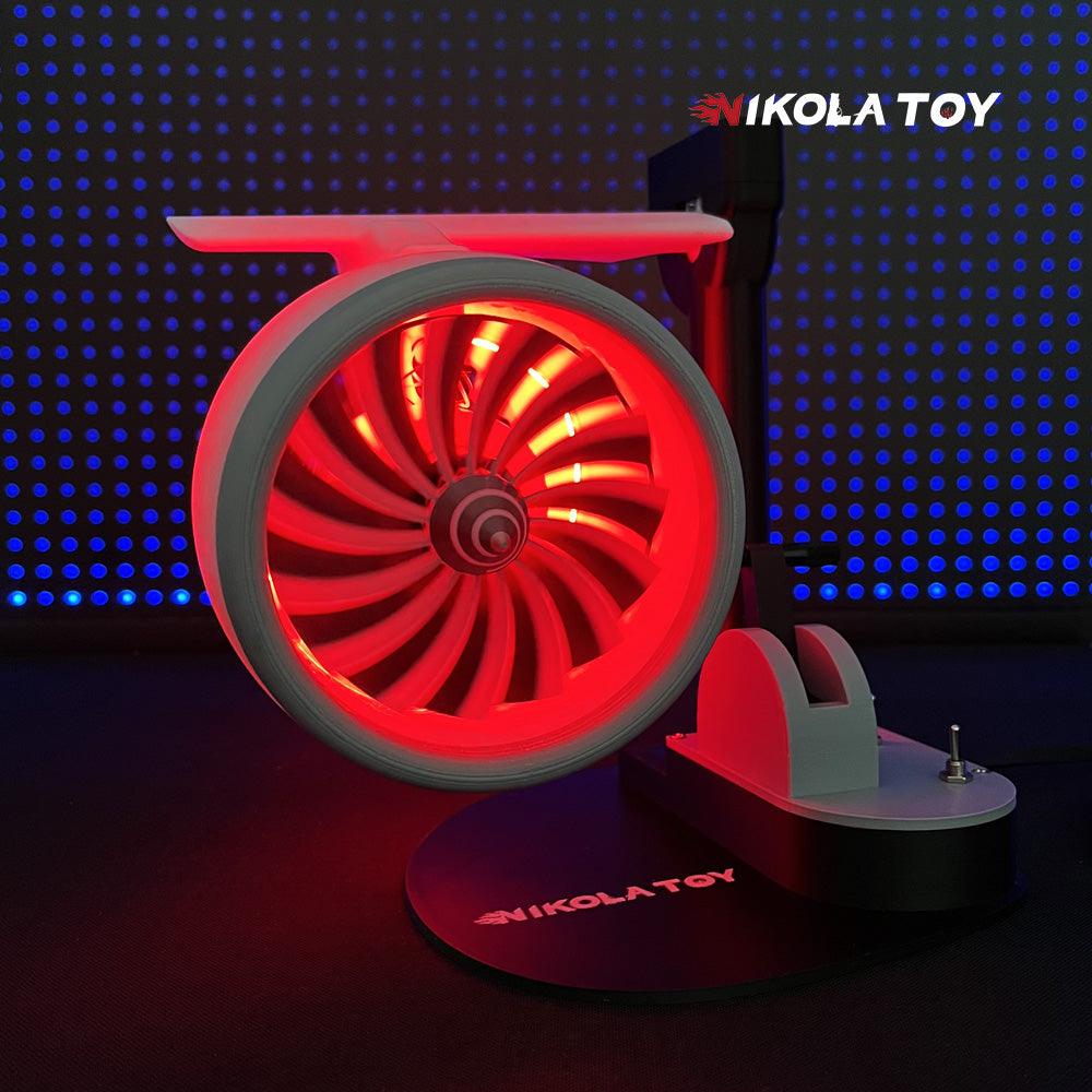 VentiloJet™ Creative desktop JetFan - equipped with a humidifier and red tail lights