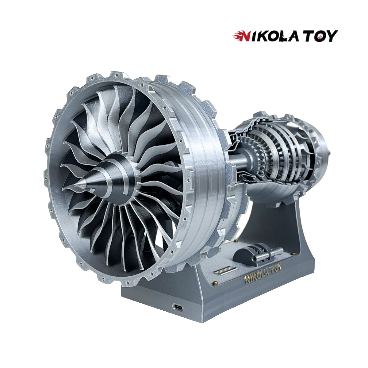 VentiloJet™ Final version of Rolls Royce Trent 900 turbofan engine model (40cm/15.7in)