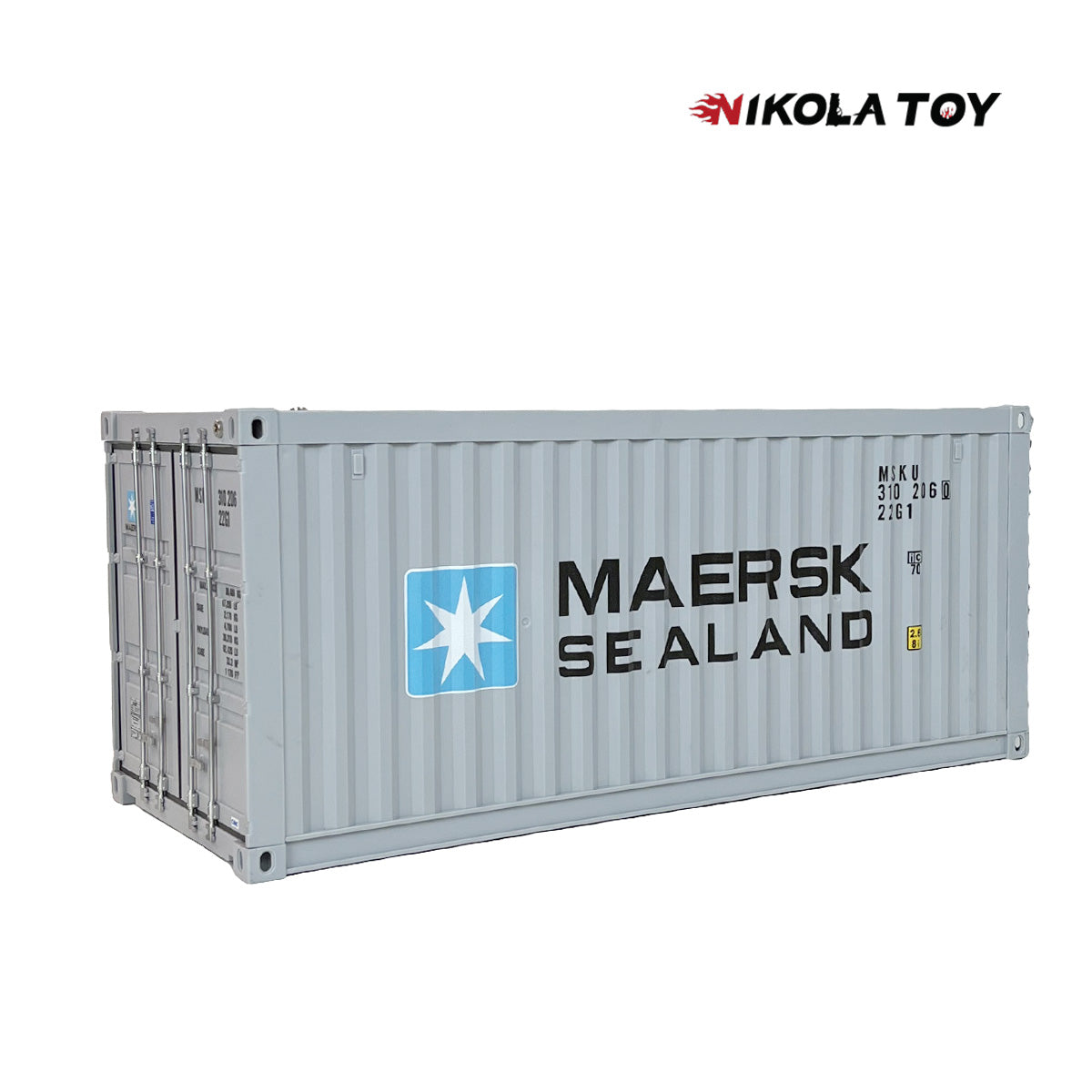 VentiloJet™ MAERSK large-sized container model toy with LED display box(Multiple containers can be connected in series)